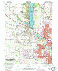 Clermont 1967 topographic map thumbnail