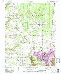Clifty Falls 1992 topographic map thumbnail