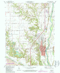 Clinton 1978 topographic map thumbnail