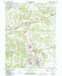 Cloverdale 1970 topographic map thumbnail