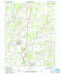 Crothersville 1968 topographic map thumbnail