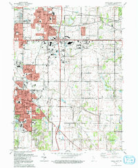 Crown Point 1992 topographic map thumbnail