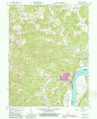 Derby 1958 topographic map thumbnail