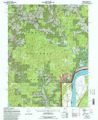 Derby 1993 topographic map thumbnail