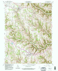 Dillsboro 1992 topographic map thumbnail