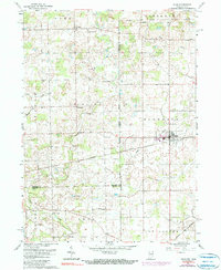 Edon 1961 topographic map preview