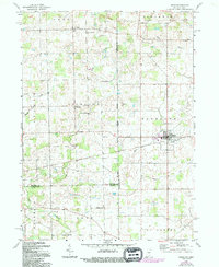 Edon 1961 topographic map thumbnail