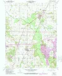 Elberfeld 1961 topographic map thumbnail
