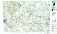 Elkhart 1985 topographic map thumbnail