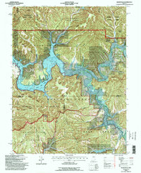 Elkinsville 1993 topographic map thumbnail