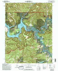 Elkinsville 1966 topographic map thumbnail