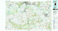 Evansville topographic map thumbnail