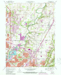 Fishers 1967 topographic map preview