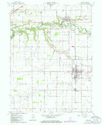 Flora 1962 topographic map thumbnail