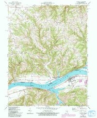Florence 1966 topographic map thumbnail