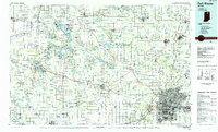 Fort Wayne 1984 topographic map thumbnail