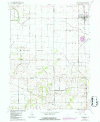 Francesville 1962 topographic map thumbnail