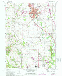 Franklin 1961 topographic map thumbnail
