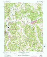 French Lick 1965 topographic map thumbnail