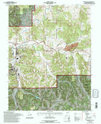 French Lick 1993 topographic map thumbnail