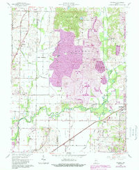 Daylight 1961 topographic map preview