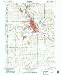 Decatur 1992 topographic map thumbnail