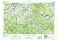 Evansville 1957 topographic map thumbnail