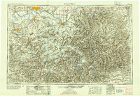Evansville 1954 topographic map thumbnail