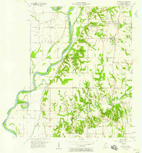 Fairbanks 1957 topographic map thumbnail
