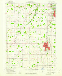 Fairmount 1960 topographic map preview