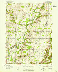 Fishers 1952 topographic map thumbnail