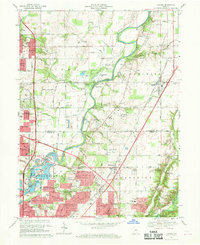 Fishers 1967 topographic map thumbnail