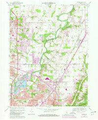 Fishers 1967 topographic map preview