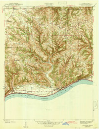 Florence 1943 topographic map thumbnail