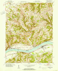 Florence 1951 topographic map thumbnail