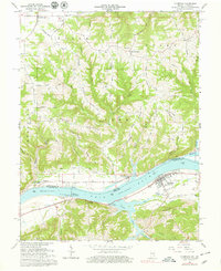 Florence 1966 topographic map thumbnail