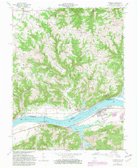 Florence 1966 topographic map thumbnail