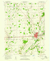 Knightstown 1960 topographic map thumbnail