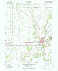 Knightstown 1960 topographic map thumbnail