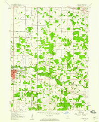 Knox East 1957 topographic map thumbnail