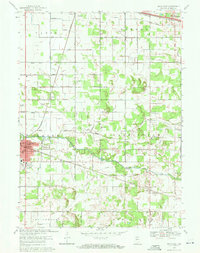 Knox East 1969 topographic map thumbnail