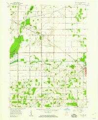 Knox West 1957 topographic map thumbnail
