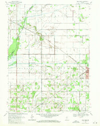 Knox West 1969 topographic map thumbnail