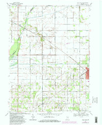 Knox West 1969 topographic map thumbnail