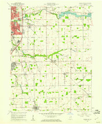 Kokomo East 1960 topographic map thumbnail