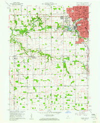Kokomo West 1960 topographic map thumbnail