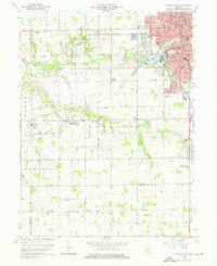 Kokomo West 1960 topographic map thumbnail