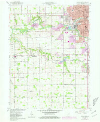 Kokomo West 1960 topographic map thumbnail