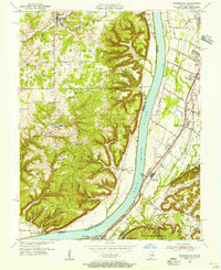 Kosmosdale 1955 topographic map thumbnail