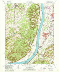 Kosmosdale 1960 topographic map thumbnail